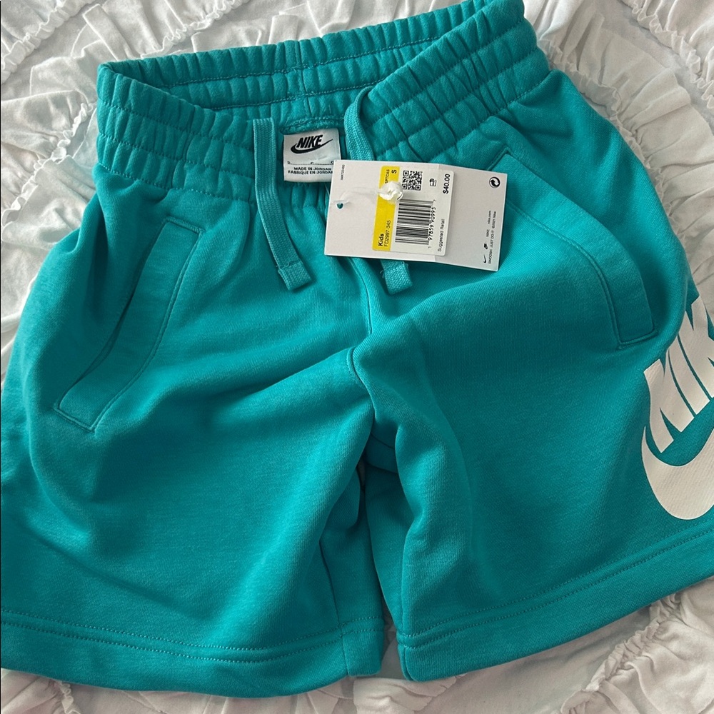 Nike Kids Aqua Blue Shorts